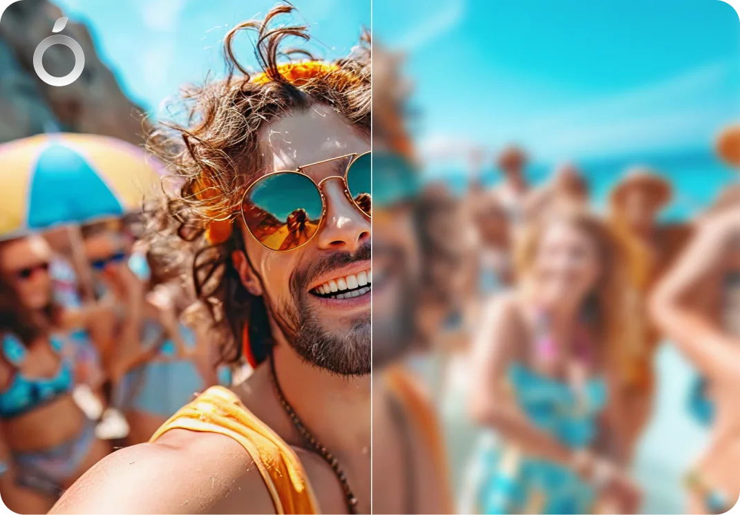 Natural looking results example