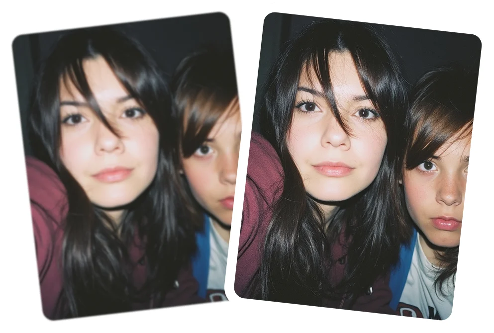 Brighten dark social media photos.