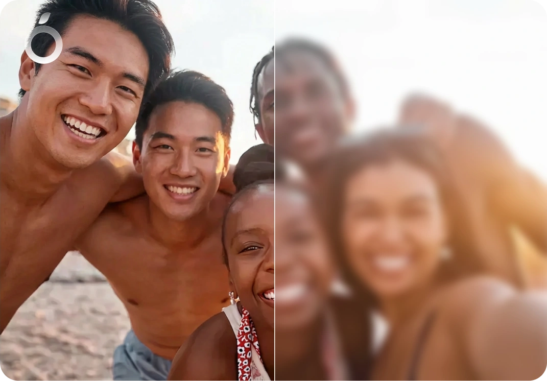 Cleaner, sharper images example