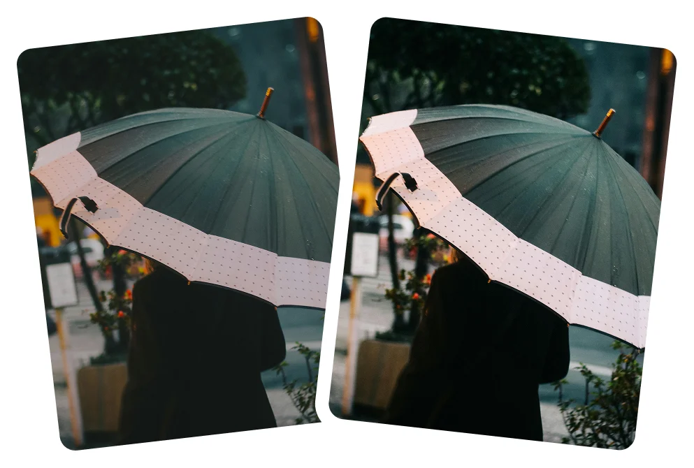 Object & scenery clarity Restored edge definition in object photo.