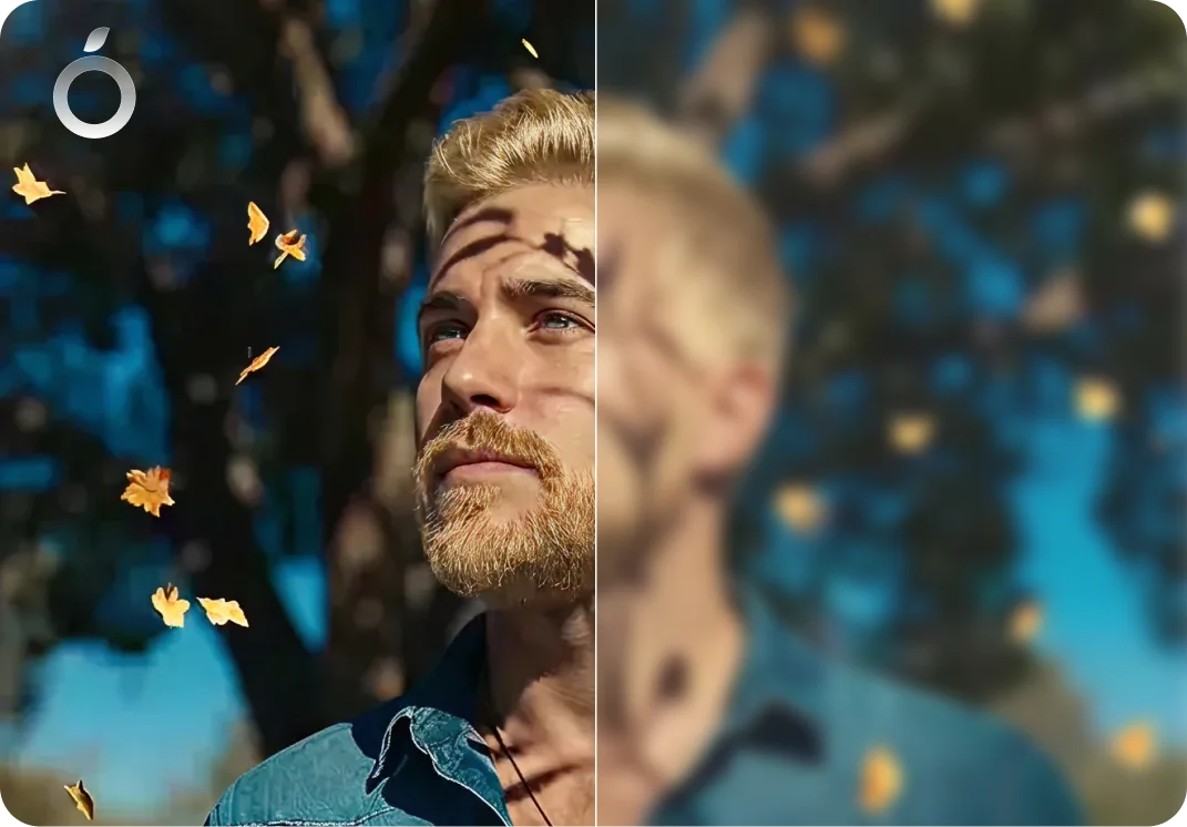 Natural clarity - no harsh artifacts example Natural clarity - no harsh artifacts example