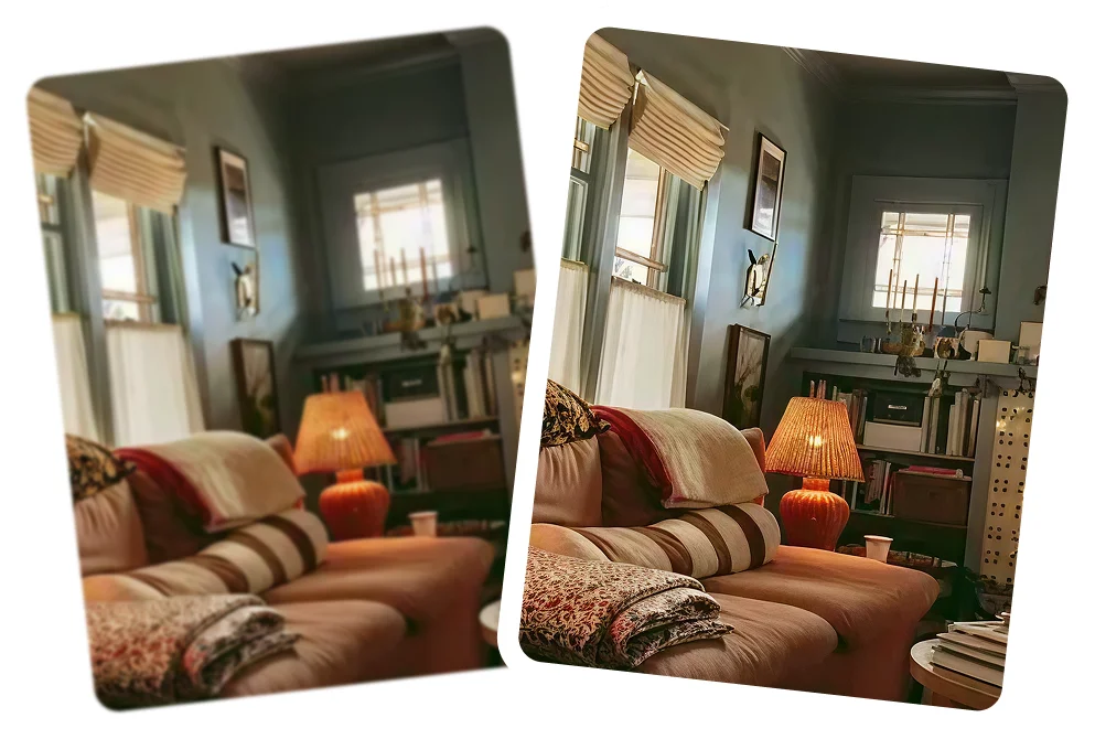 Balanced lighting for a consistent look.