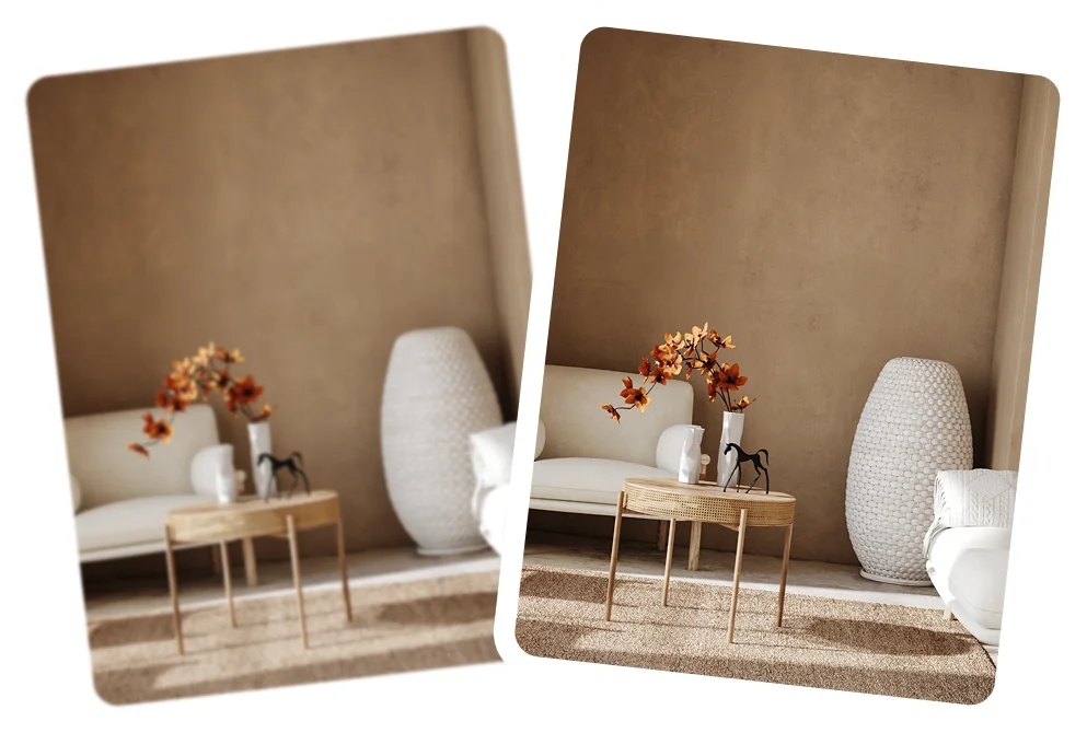 A cohesive slideshow aesthetic.