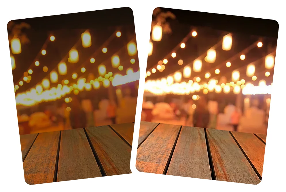 Old or downloaded images Low-resolution photo upscaled with AI.